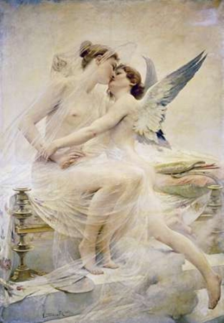 Cupid and Psyche Poster Print by Lionel Noel Royer - Item # VARPDX267212